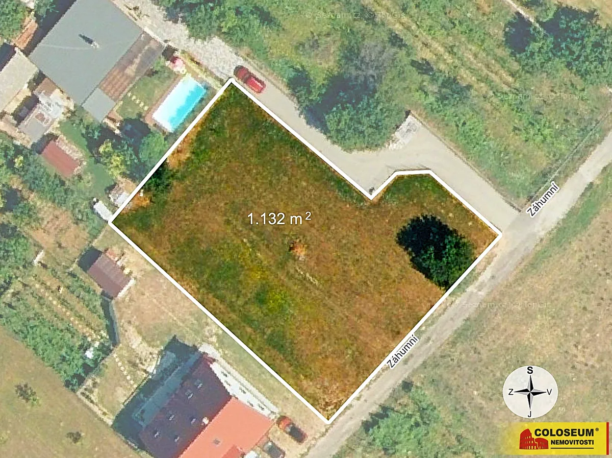 Prodej stavebního pozemku 1132 m²
